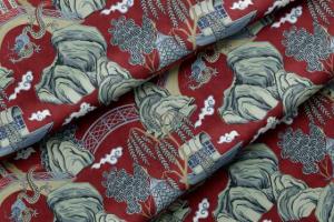 ткань Manli в цвете Heritage Red