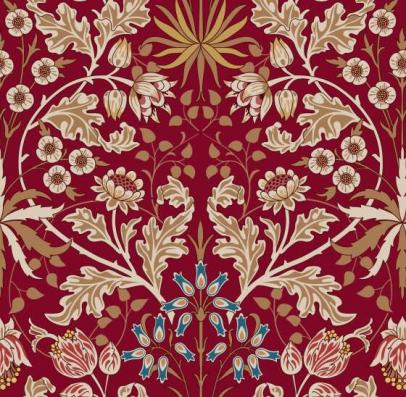 ткань Gia в цвете Sixties Red