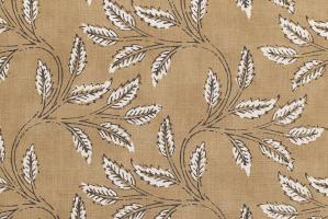 Ткань Dabu Leaf White Peppercorn  -  Galleria Arben / Галерея Арбен