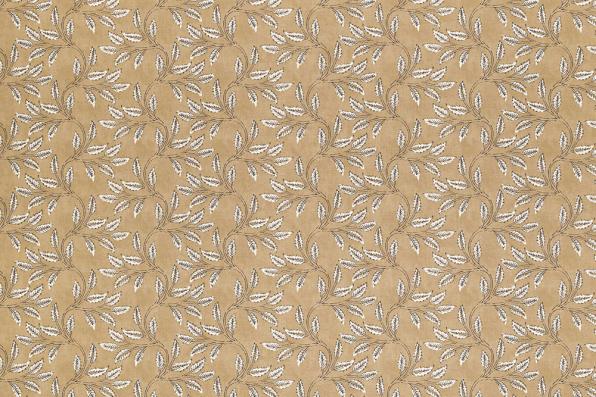 Ткань Dabu Leaf White Peppercorn  -  Galleria Arben / Галерея Арбен