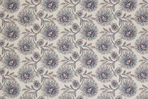 Ткань Dahlia Trail Indigo Cochineal  -  Galleria Arben / Галерея Арбен