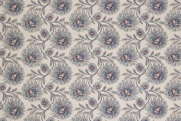 Ткань Dahlia Trail Indigo Cochineal  -  Galleria Arben / Галерея Арбен