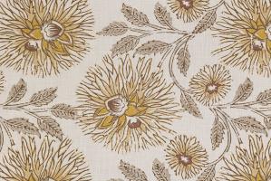 Ткань Dahlia Trail Turmeric  -  Galleria Arben / Галерея Арбен