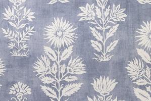 Ткань Floral Batik Cornflower Blue  -  Galleria Arben / Галерея Арбен