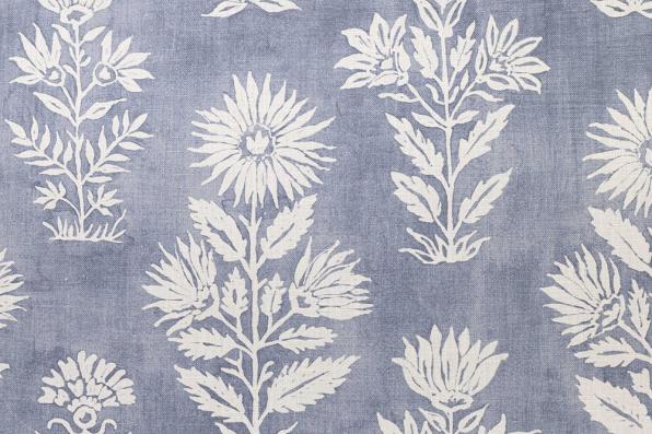 Ткань Floral Batik Cornflower Blue  -  Galleria Arben / Галерея Арбен