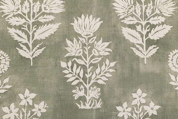 Ткань Floral Batik Fennel  -  Galleria Arben / Галерея Арбен