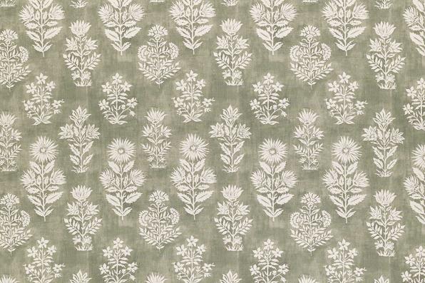 Ткань Floral Batik Fennel  -  Galleria Arben / Галерея Арбен