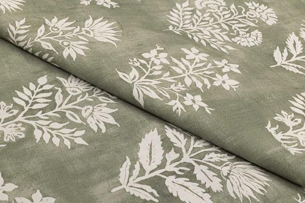 Ткань Floral Batik Fennel  -  Galleria Arben / Галерея Арбен