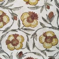 Ткань Pondicherry Trail Turmeric Madder  -  Galleria Arben / Галерея Арбен