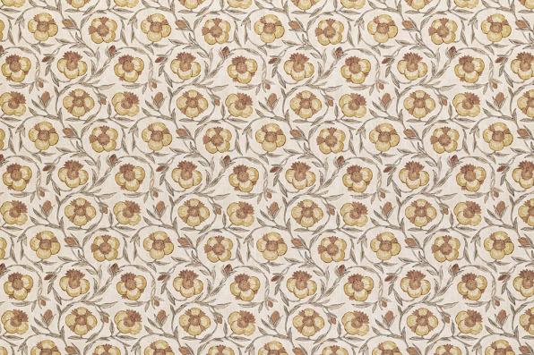 Ткань Pondicherry Trail Turmeric Madder  -  Galleria Arben / Галерея Арбен
