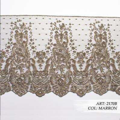 арт. 2170B col. Marron /  Французское кружево