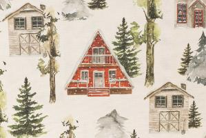 Ткань Cabanon 11 Red  -  Galleria Arben / Галерея Арбен