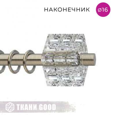 Декоративный наконечник Наконечник №155, Ø16 цвет золото антик
